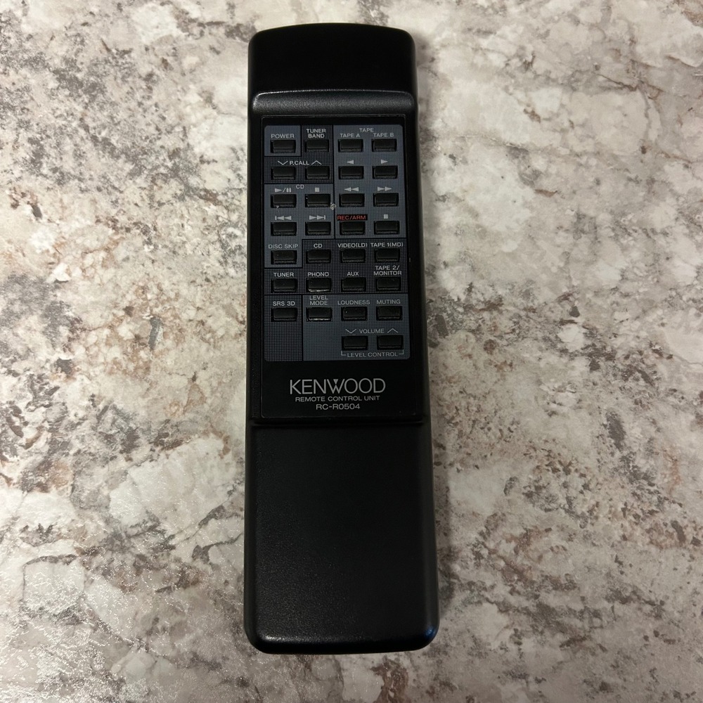 Kenwood Remote Control RC-R0504 Black Audio Video Receiver Controller